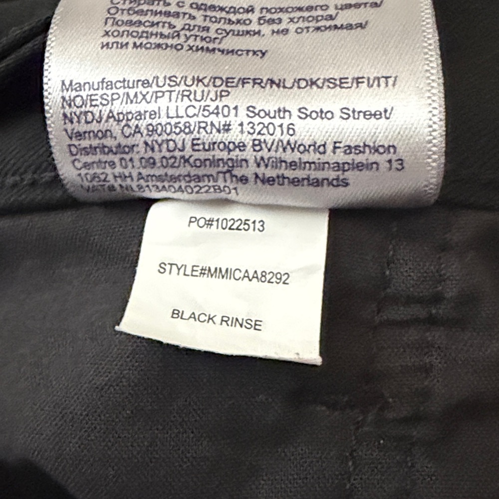 NYDJ Black Ami Skinny Jeans - Picture 6 of 7